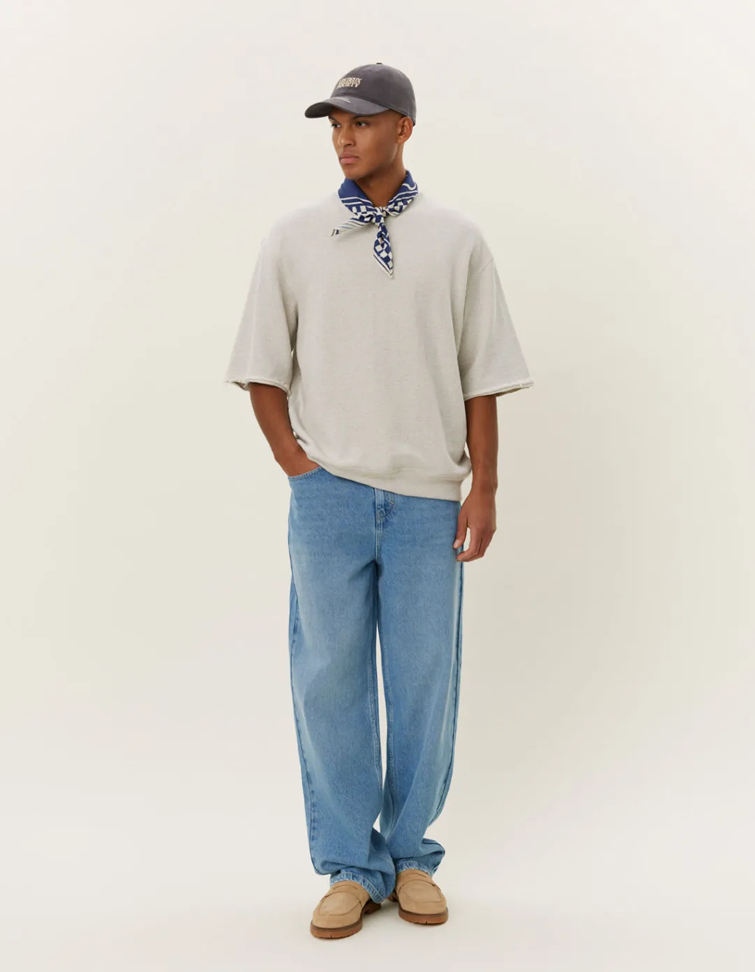 Les Deux Sully Patch SS Sweatshirt | Hoodies / Sweatshirts