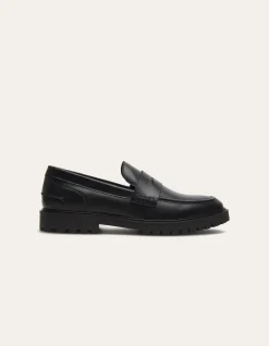 Les Deux Thatcher Leather Penny Loafer | Shoes