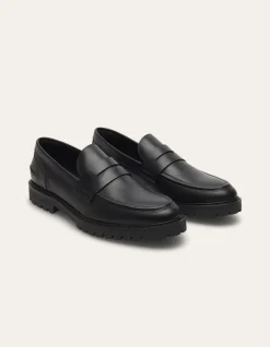 Les Deux Thatcher Leather Penny Loafer | Shoes