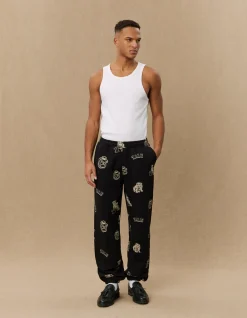 Les Deux Yale AOP Logo Sweatpants | Pants