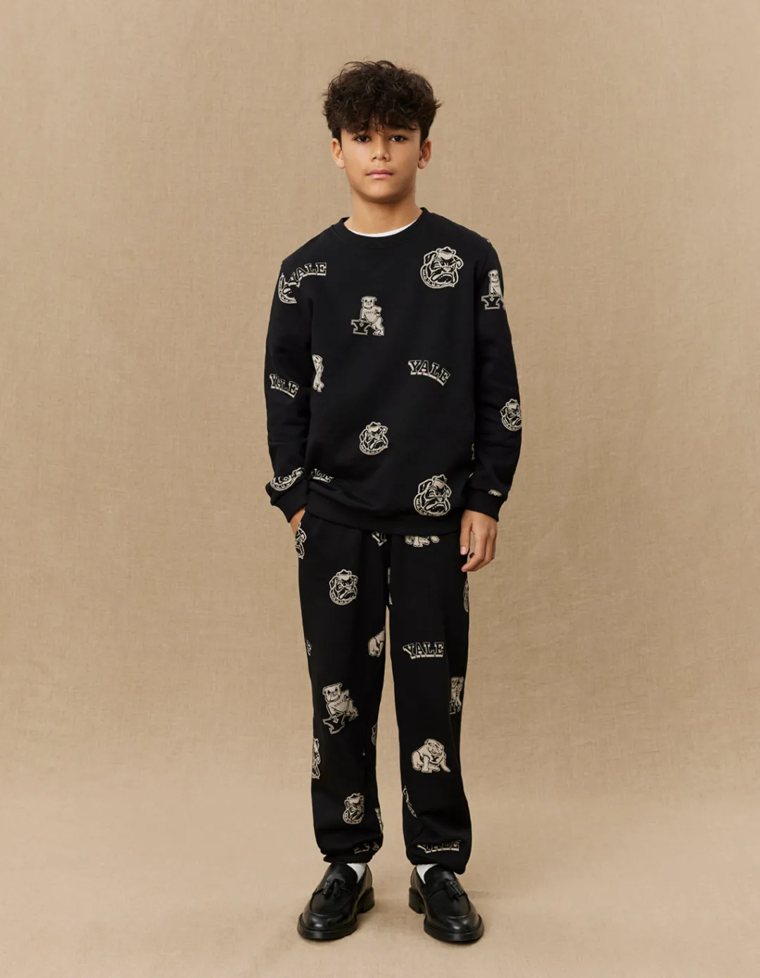 Les Deux Yale AOP Logo Sweatshirt KIDS | Kids Yale