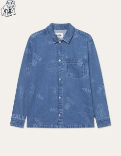 Les Deux Yale Logo Denim Overshirt | Shirts / Overshirts