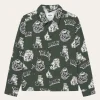 Les Deux Yale Logo Jacquard Overshirt | Shirts / Overshirts