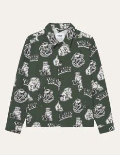 Les Deux Yale Logo Jacquard Overshirt | Shirts / Overshirts