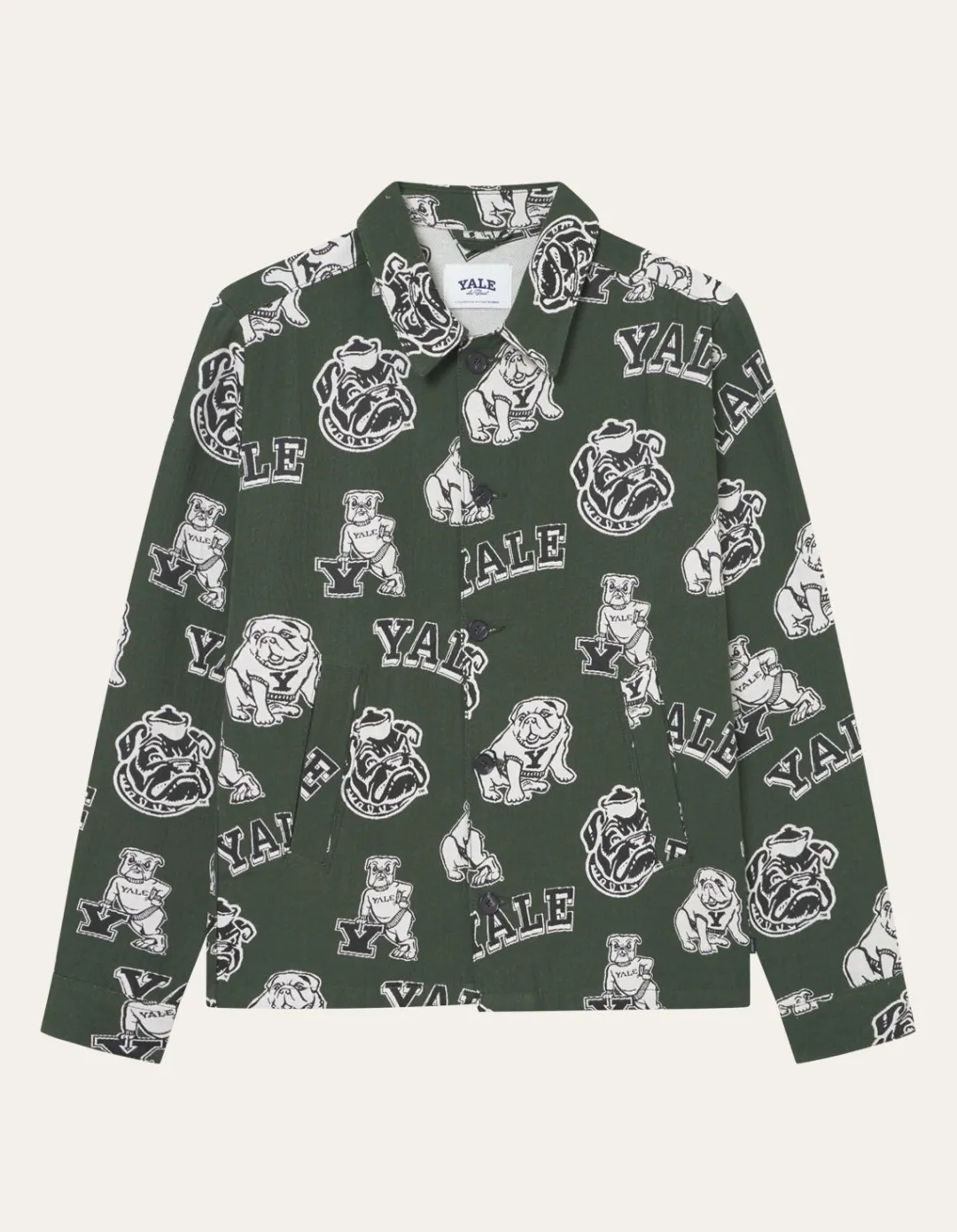 Les Deux Yale Logo Jacquard Overshirt | Shirts / Overshirts
