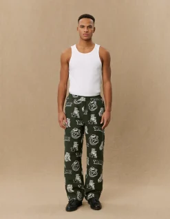 Les Deux Yale Logo Jacquard Pants | Pants