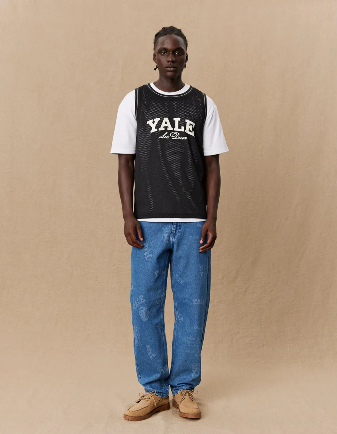 Les Deux Yale Printed Mesh Tanktop | T-Shirts