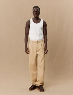 Les Deux Yale Wide Pleated Chino Pant | Pants