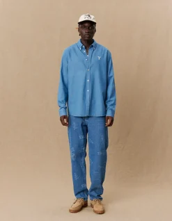 Les Deux Yale Y Denim Shirt | Shirts / Overshirts
