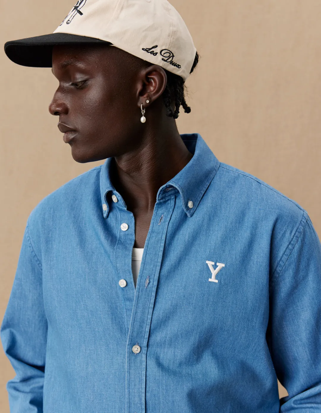 Les Deux Yale Y Denim Shirt | Shirts / Overshirts