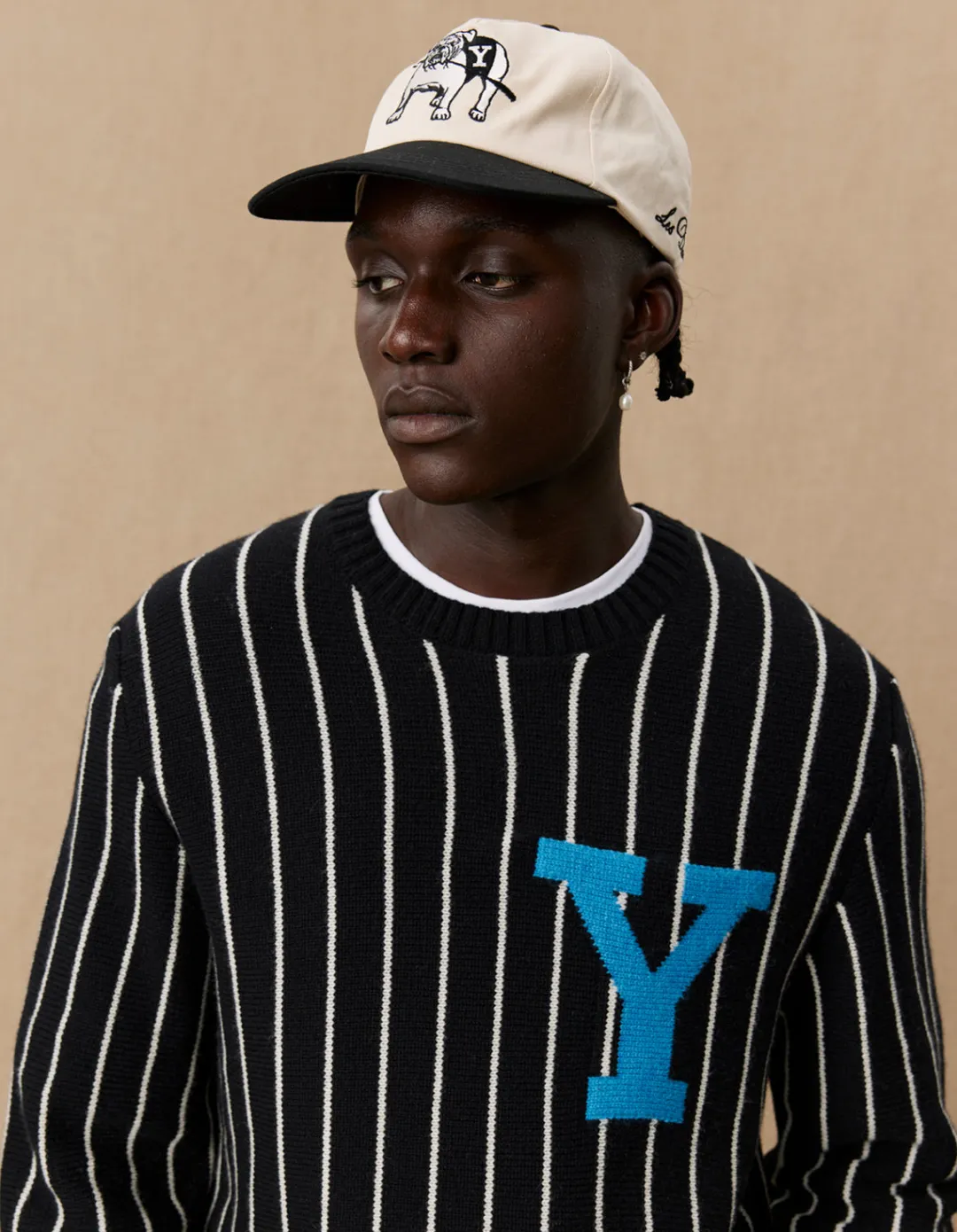 Les Deux Yale Y Pinstripe Knit | Knitwear